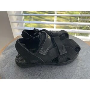 Timberland Boys Size 1 Black Sandals Shoes